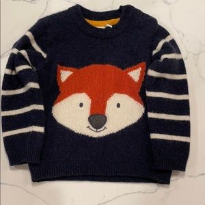 JoJo Maman babe knitted fox sweater